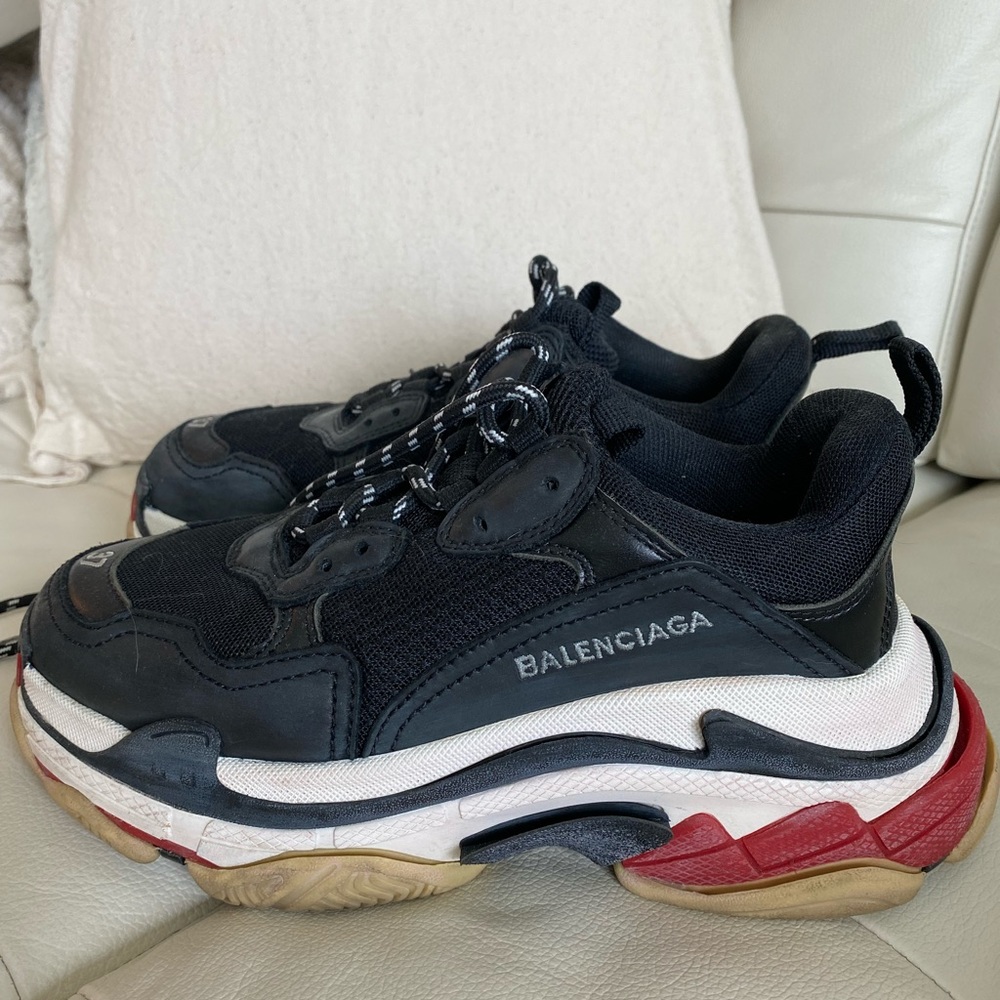 Balenciaga triple s black sneakers